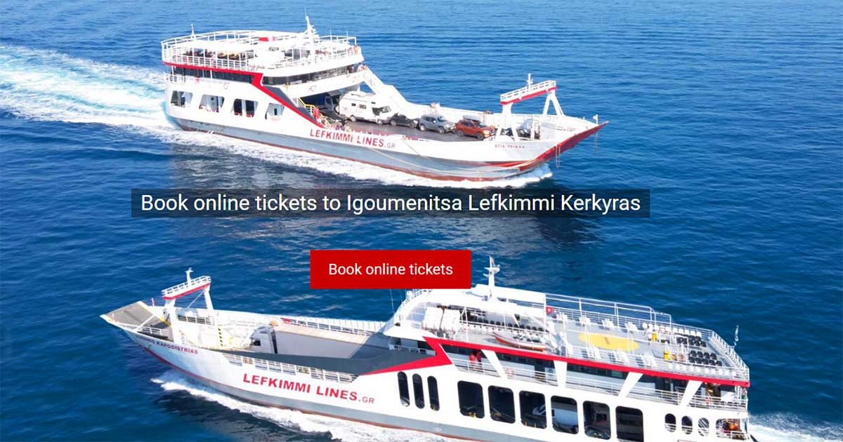Ferry Tickets to Lefkimmi-Corfu